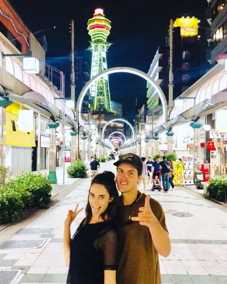 Drunken nights in Shinsekai.