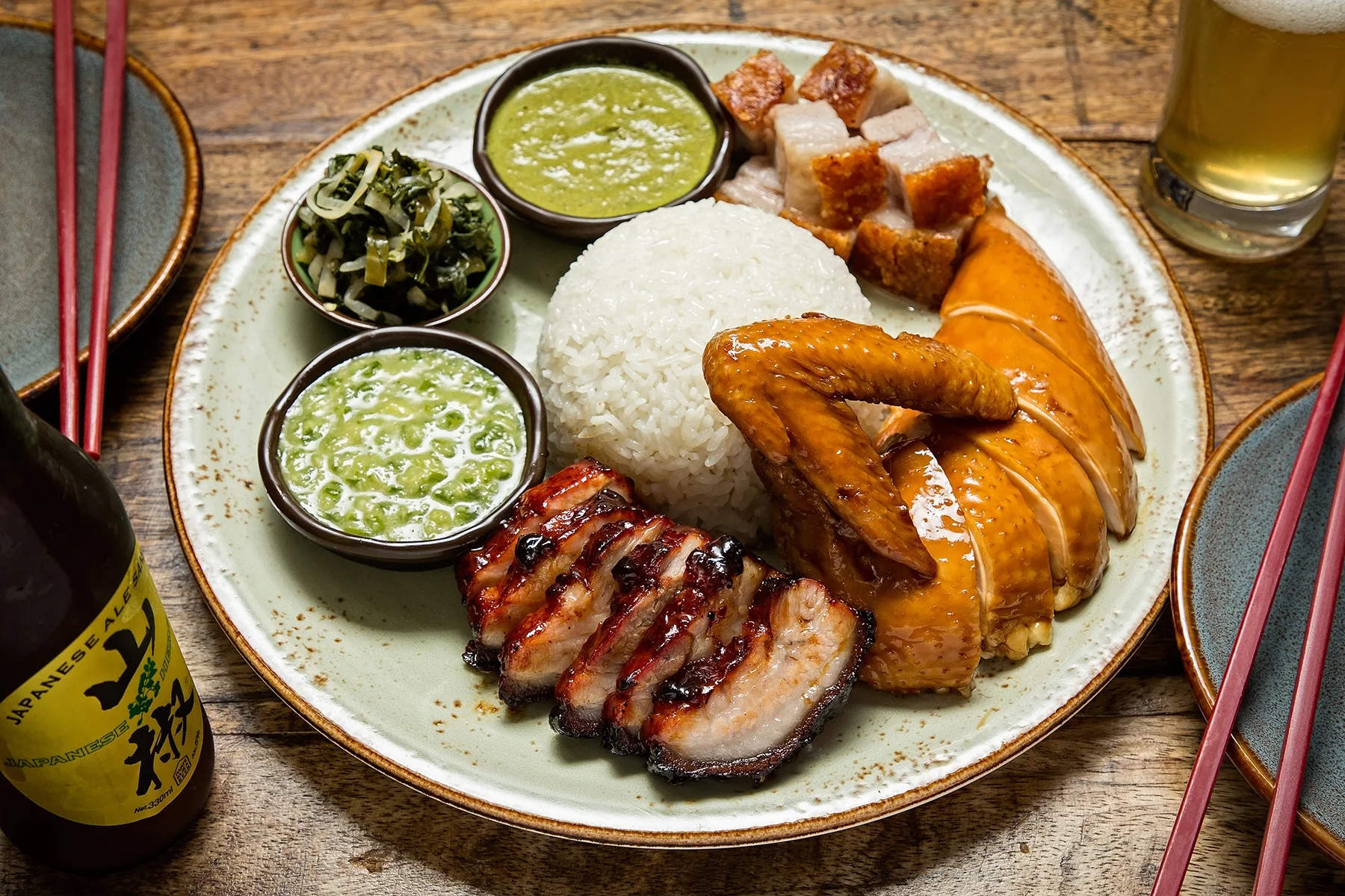 Soya Chicken Plate