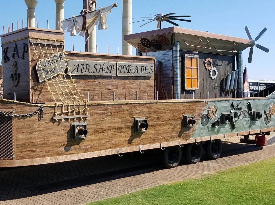 Emerald Coast Krewe of Airstrip Pirates Milton Mardi Gras Parade