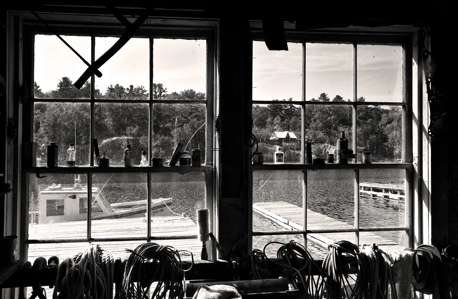 INSIDE MR LOW'S NETSHED