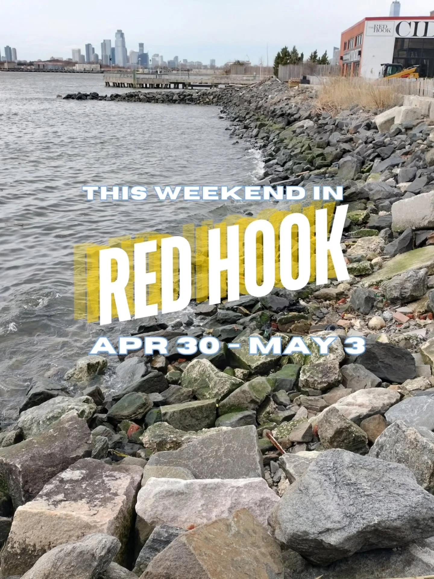 What are YOU doing this weekend? 

Come through to Red Hook for a skateboard festival 🛹, live music 🎤, art openings 🎨, performance, soccer ⚽ and a river cleanup 🫧👷🪣!!!

@redhookbkfilmfest 
@360recordshop 
@andrew_logan_projects 
@redhookfc 
@ke