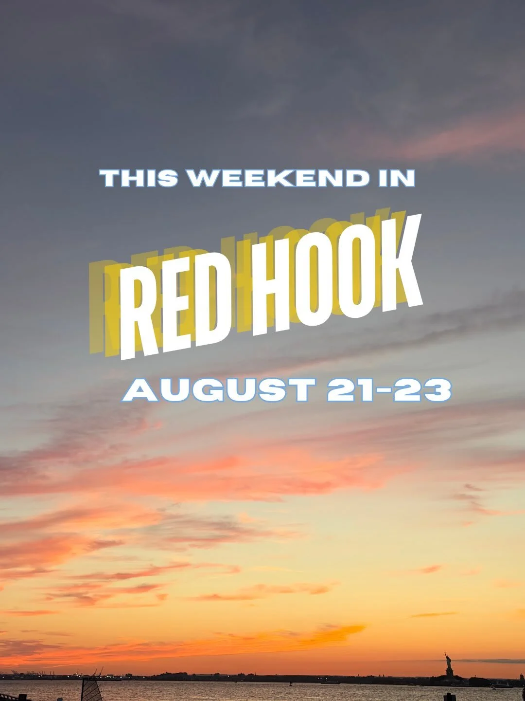 Rain or shine, Red Hook always delivers ☀️🌧️

There&rsquo;s plenty happening around the neighborhood this weekend &mdash; here&rsquo;s your roundup of what to see, eat, drink, and do.
