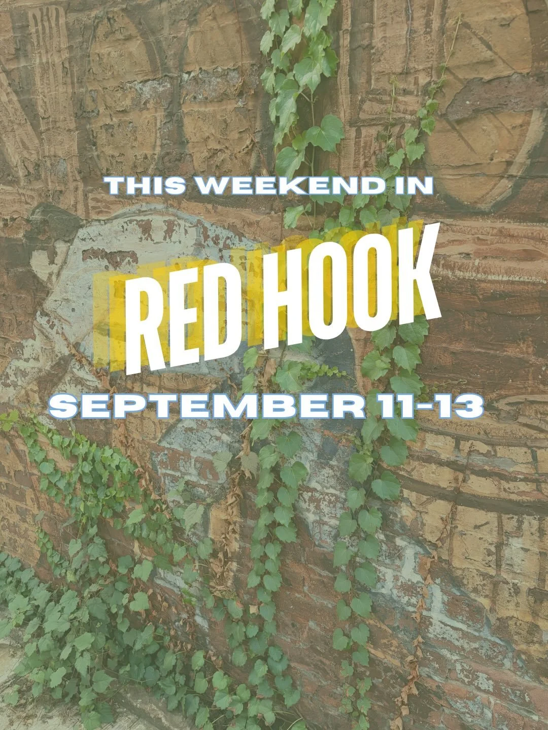 Summer isn&rsquo;t over until Red Hook says it is. ☀️ Keep the weekend going with plenty to eat, drink, see, and do around the neighborhood. Swipe for this week&rsquo;s roundup!