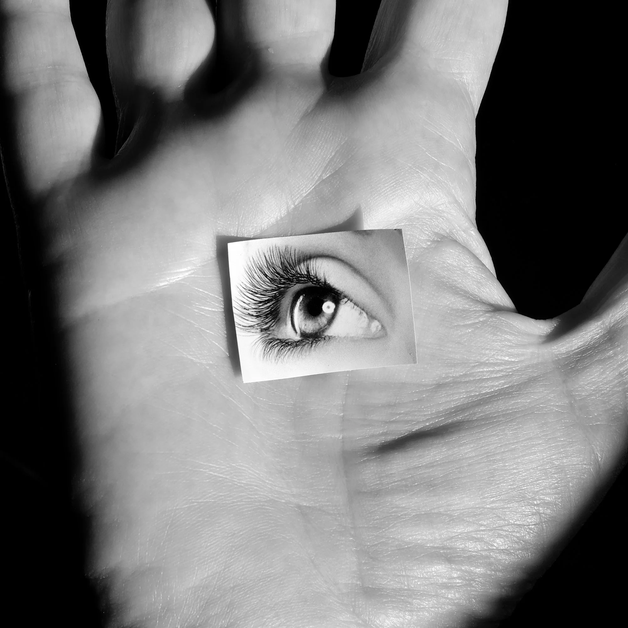  Homemade Hamsa #17, (self-portrait), 2024, Archival pigment print, 10”x10”, Edition of 10+2 AP. In the  Kim Manocherian Scheherazade Collection, New York.  