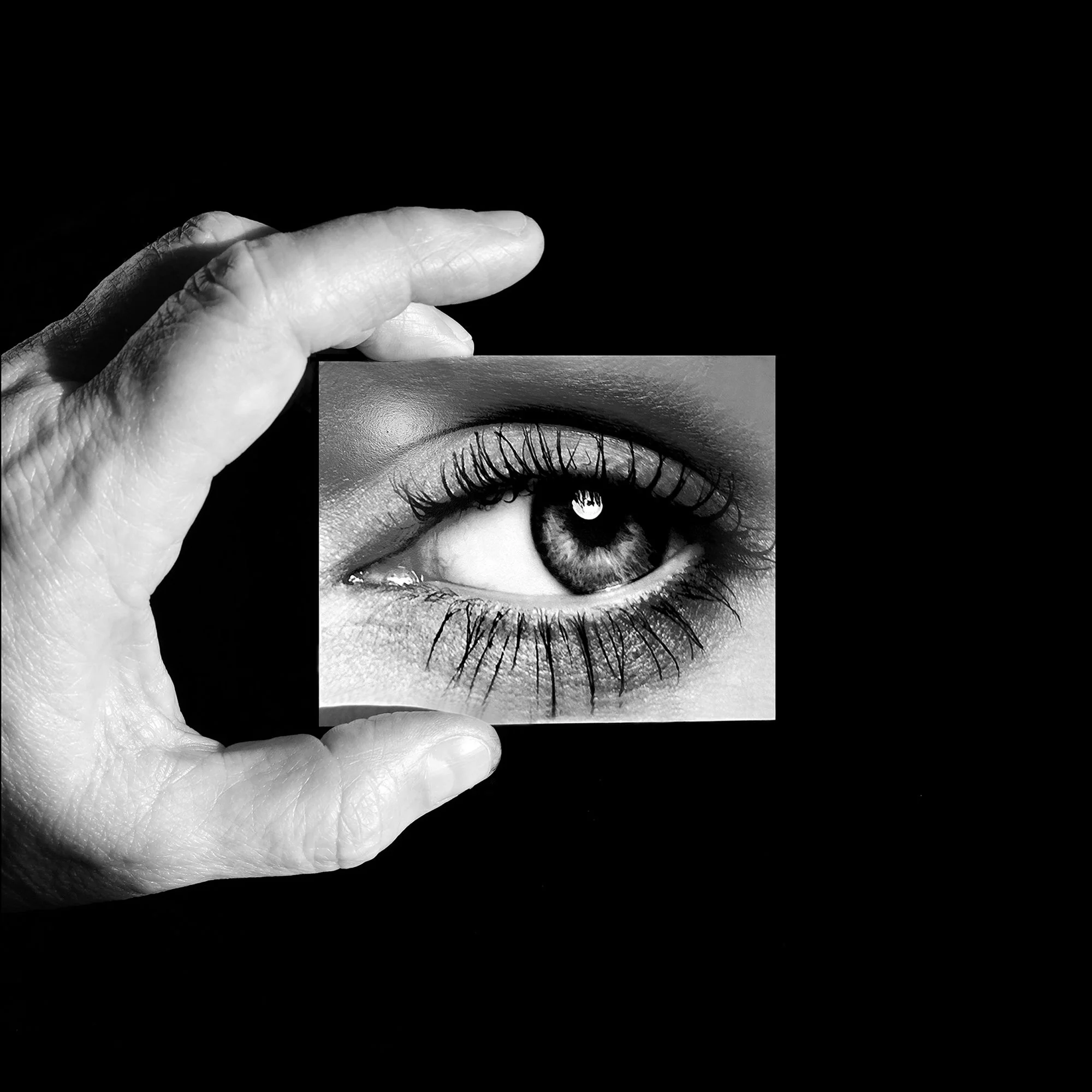  Homemade Hamsa #2, (self-portrait), 2024, Archival pigment print, 10”x10”, Edition of 10+2 AP. 