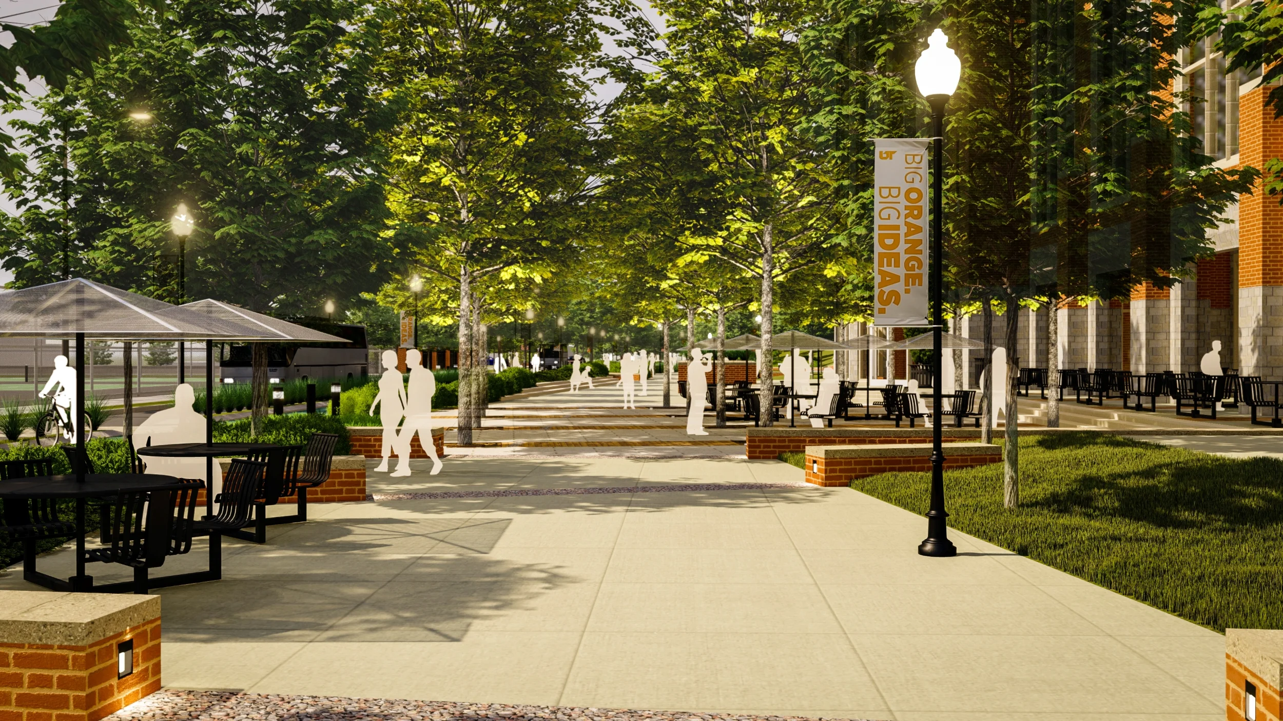  extending dining into the campus landscape 