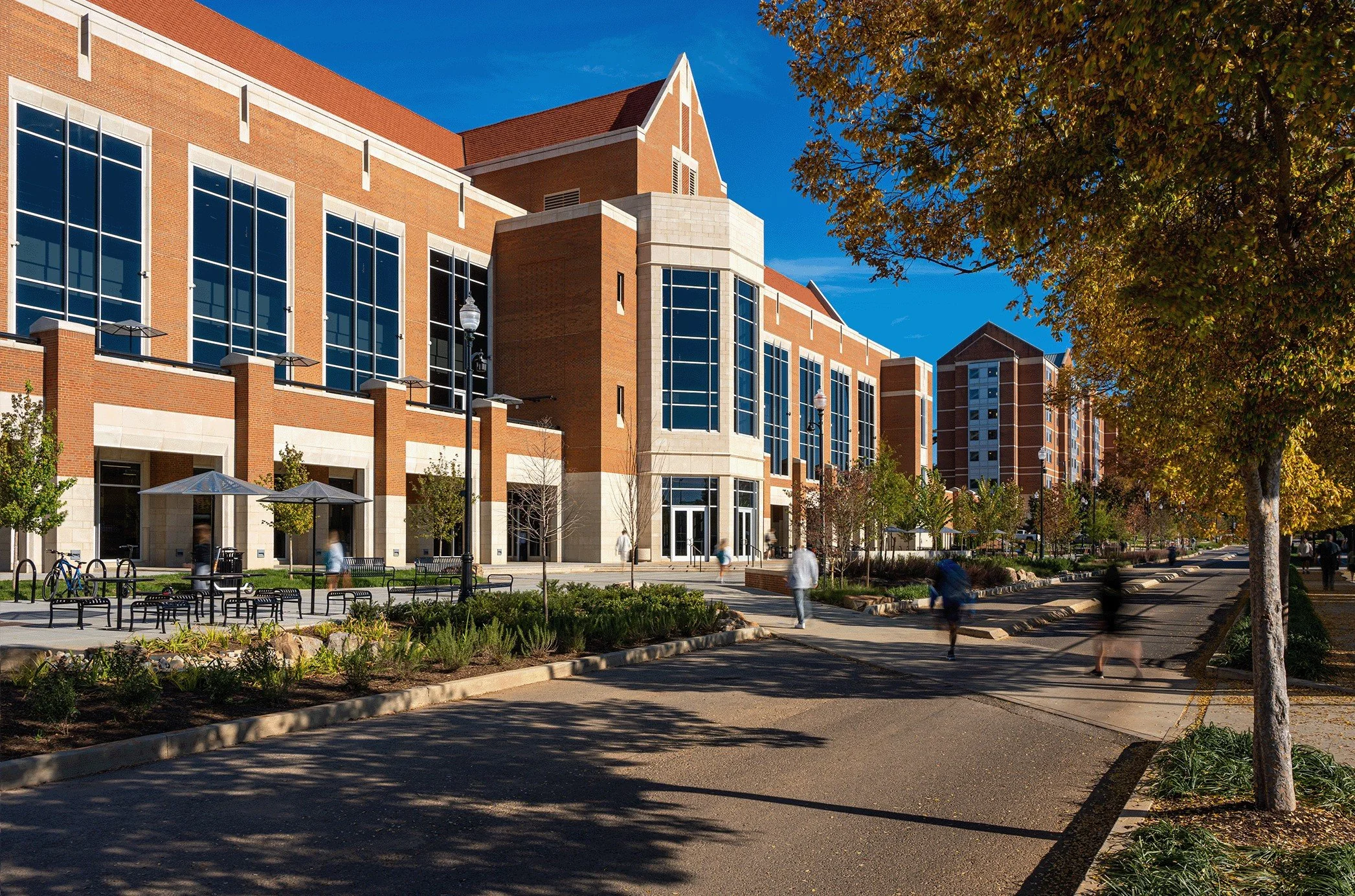  Rocky Top Dining Commons + the new pedestrian promenade 