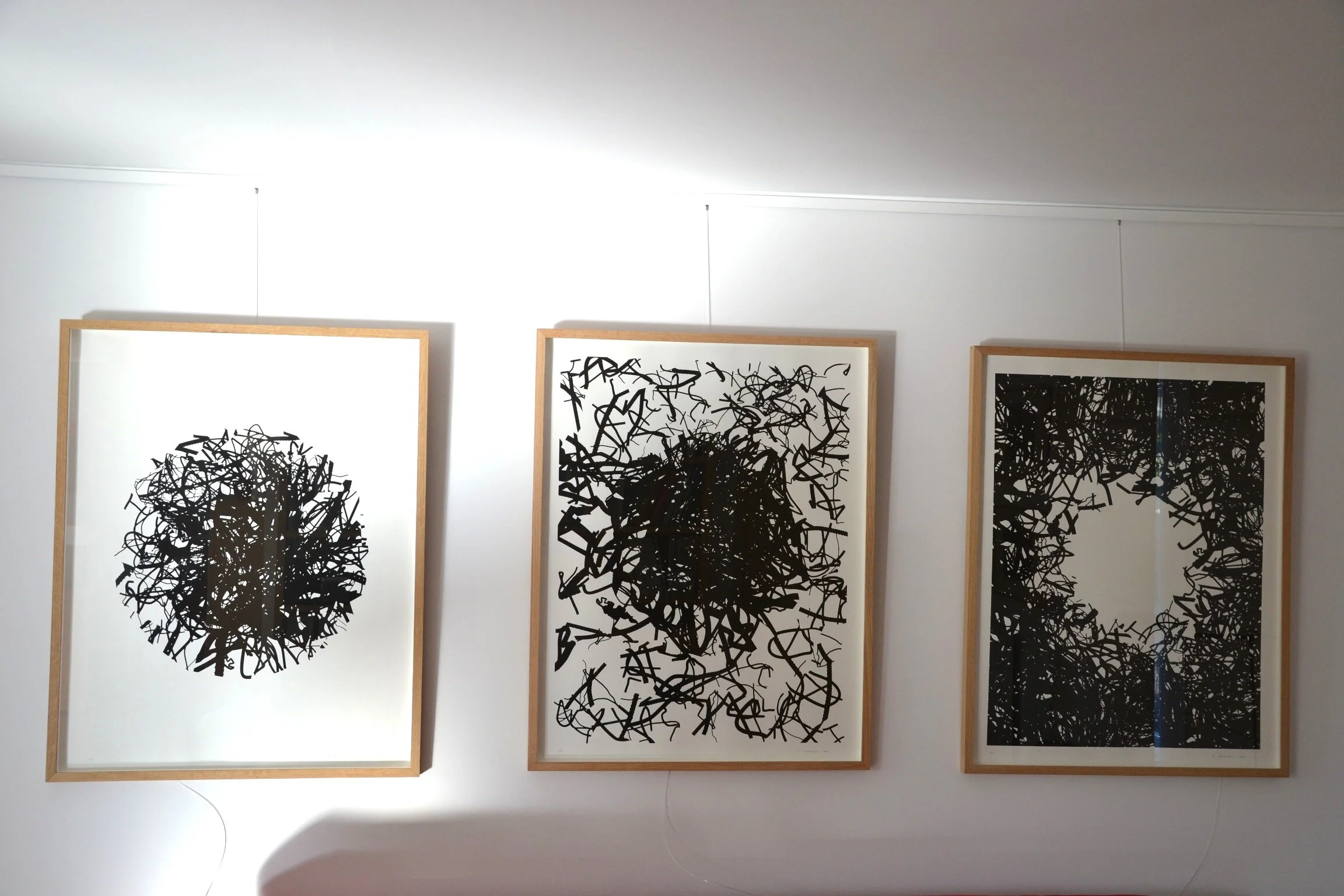  Iron Inferno (2013) Screen-print in black on Canson Academy Size L 29” x H 43” (L 73 x H 110 cm) 