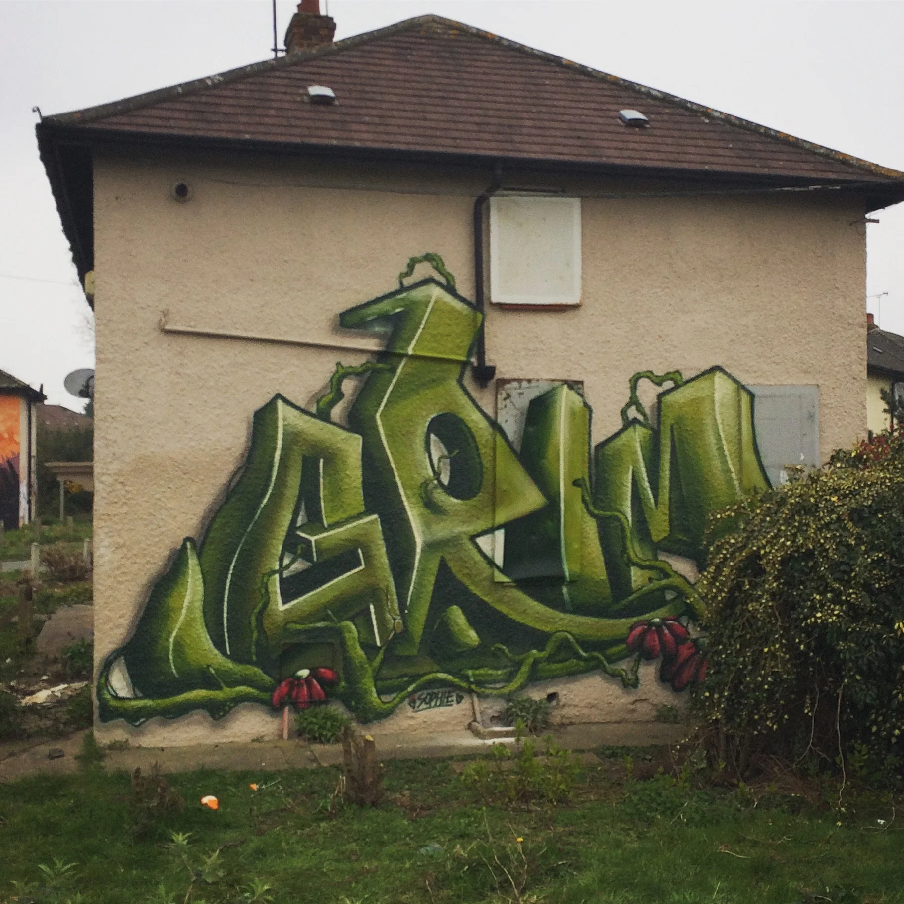 Grim Finga  - Bankside Gallery street art festival - 2019 - Hull