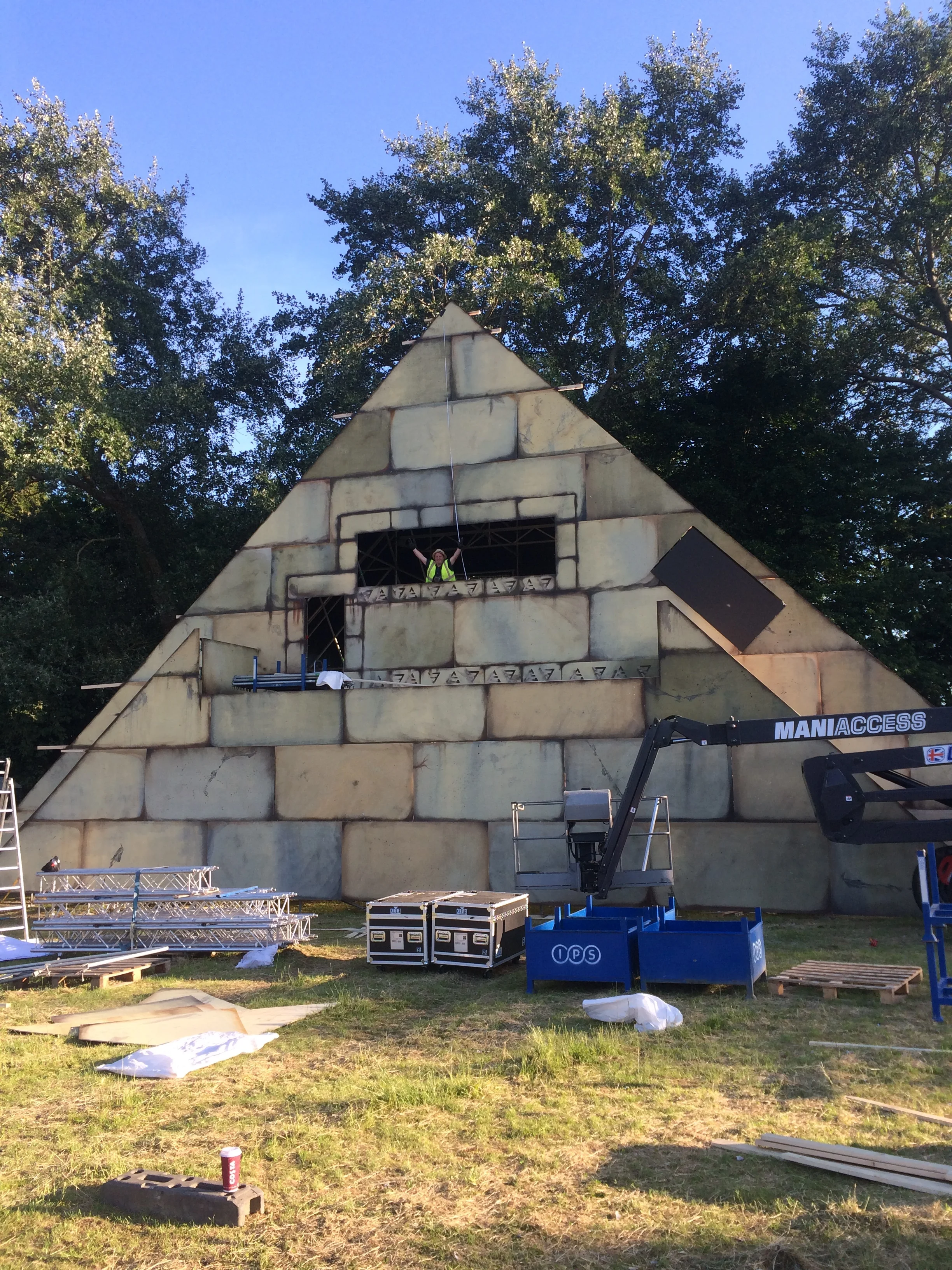  Aztec temple for Detonate festival in Nottingham.