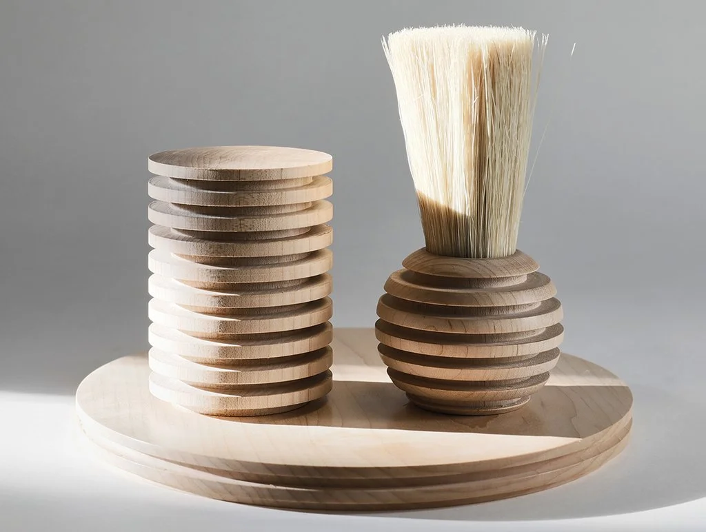 Rib Tray and Brush Set