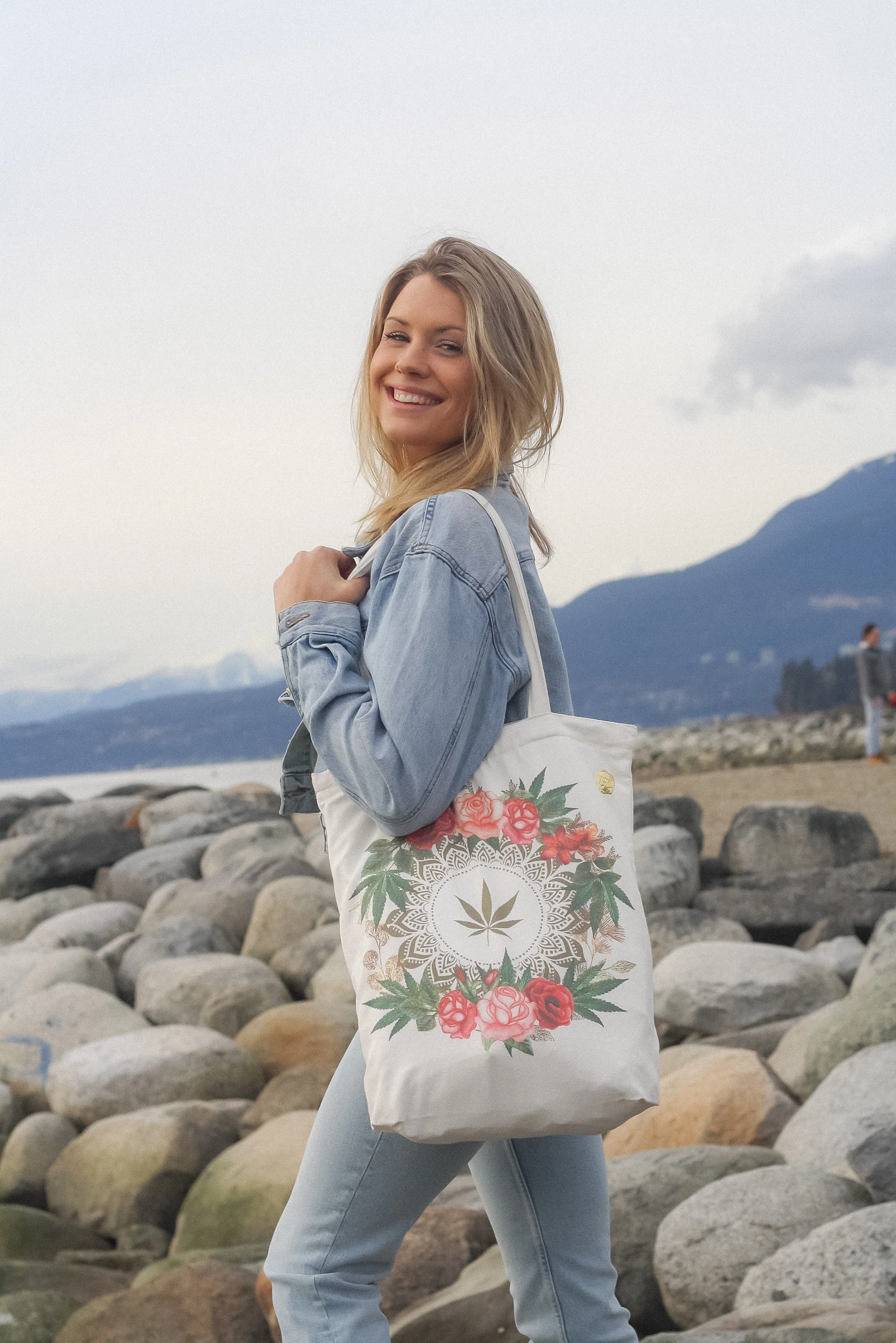 Rose Buds and Flowers Tote Bag
