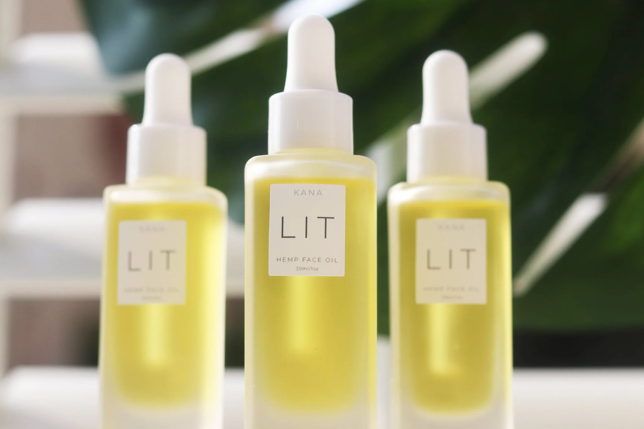 L I T premium facial oil blend