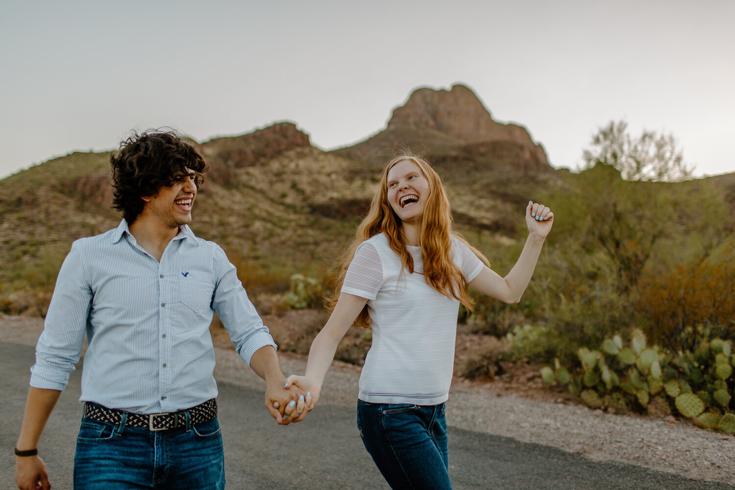 Saguaro National Park Adventure Session | Tucson Elopement Photographer