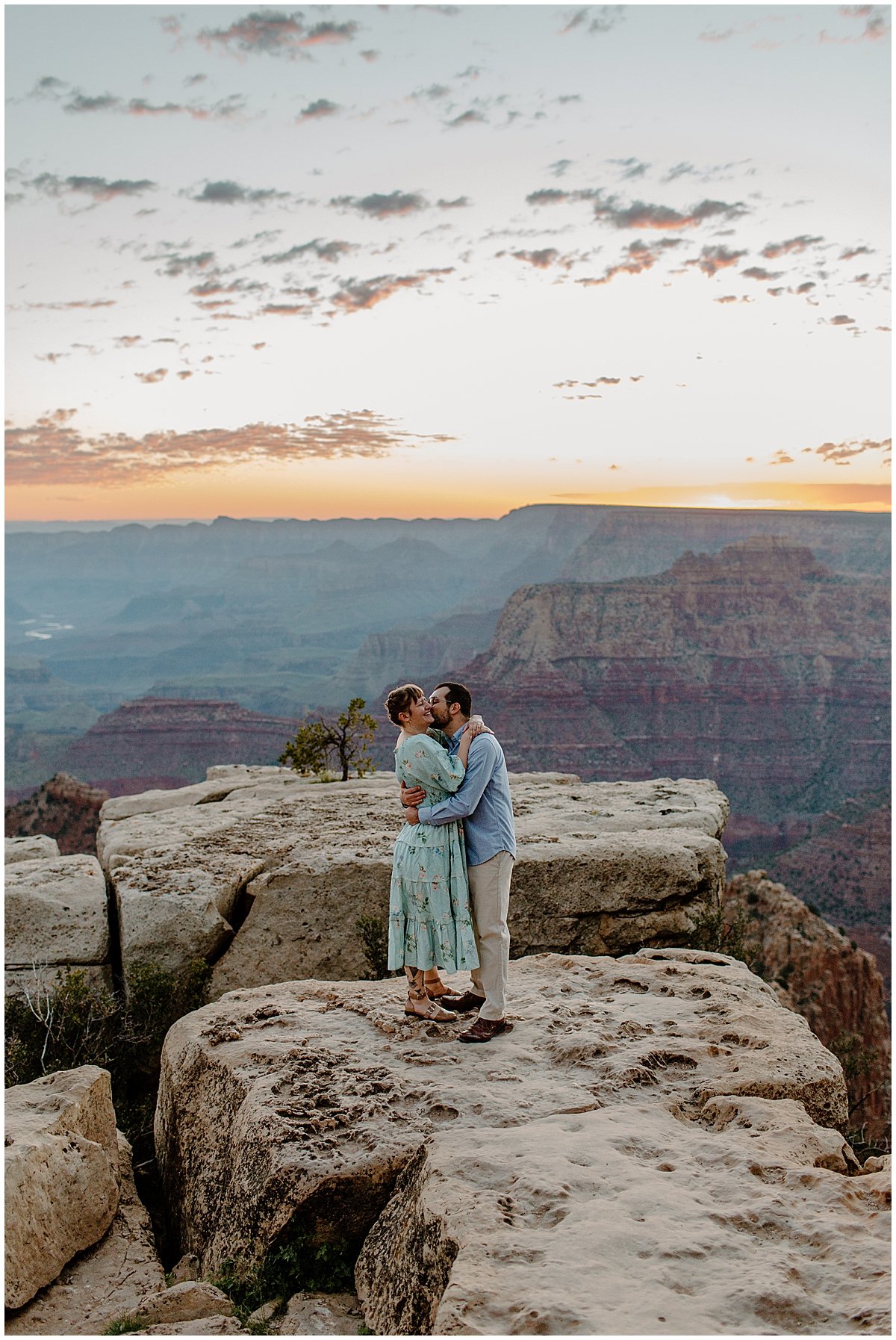  Man hugs partner by Arizona Couples Photographer 
