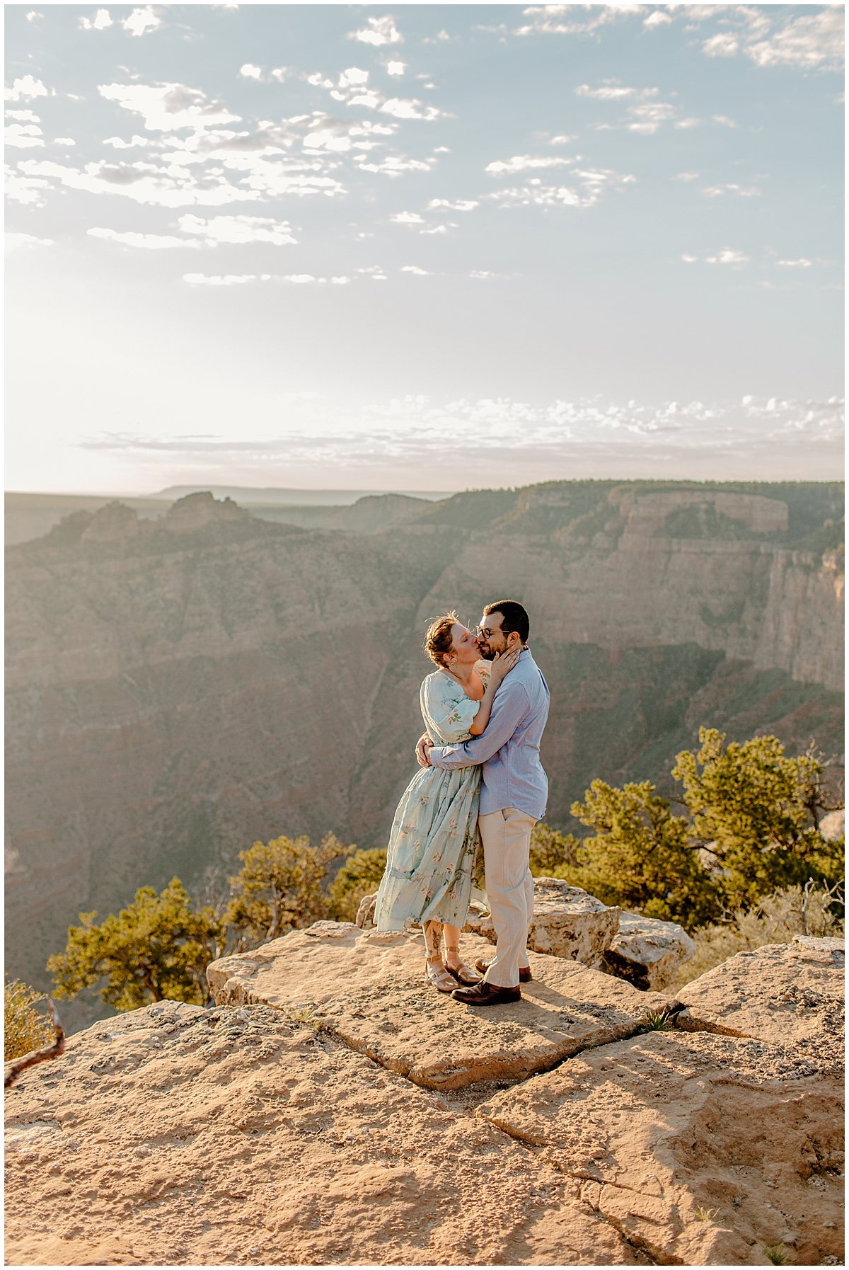  Parnters embrace outdoors by Arizona Couples Photographer 