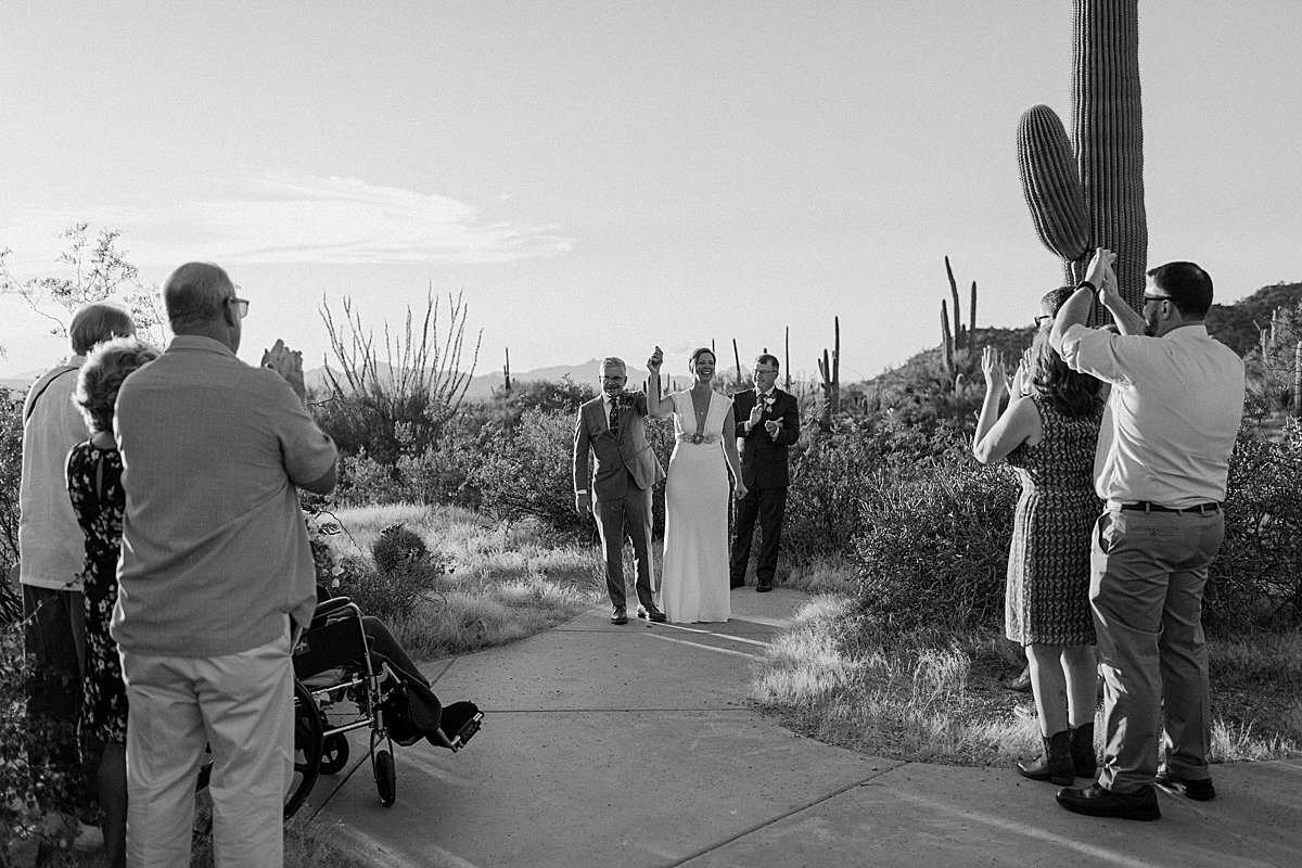  couple says “I Do” in private ceremony at Saguaro National Park 