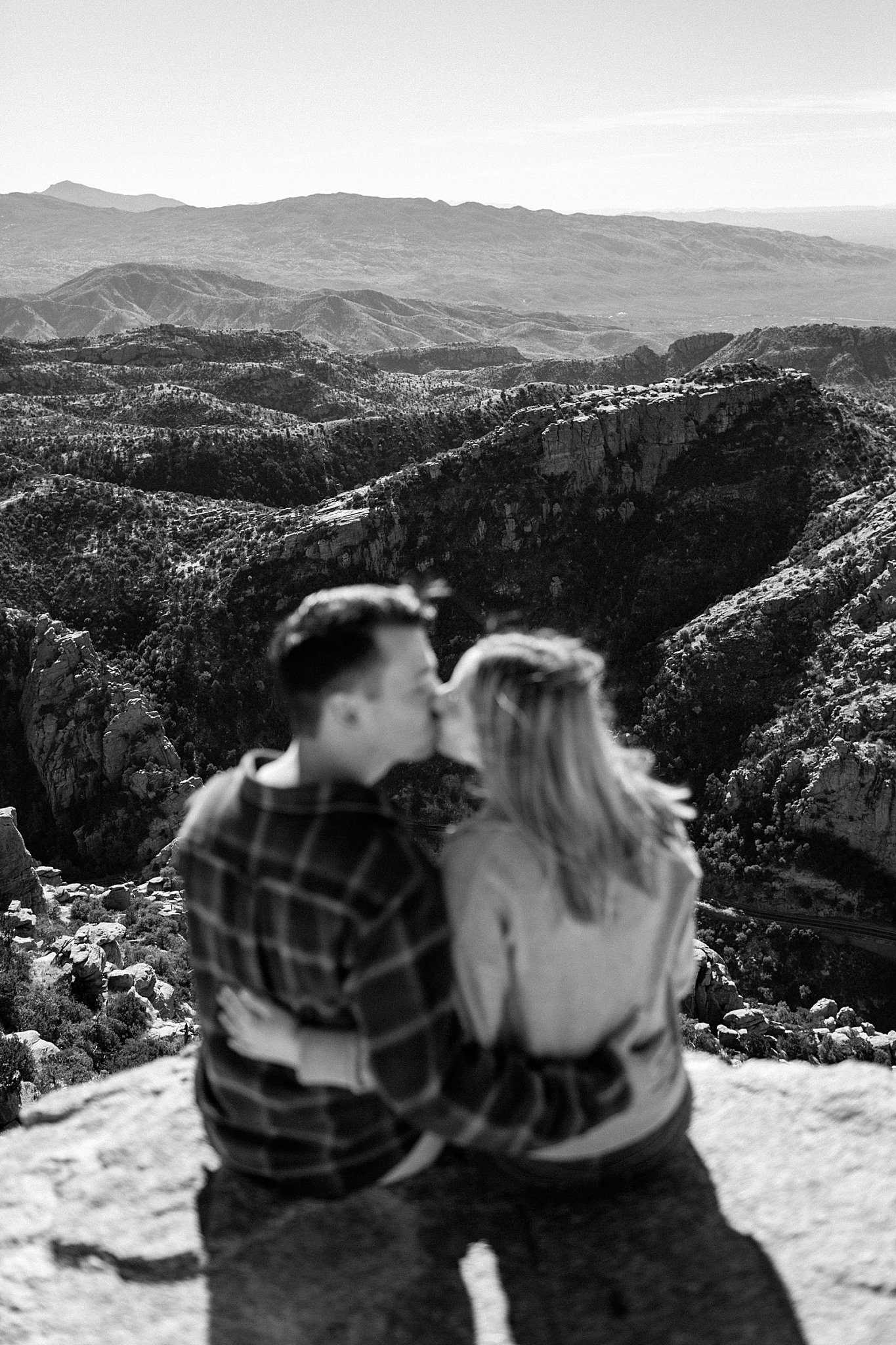  fiacnes kiss and lean together overlooking hulls by Lucy B Photography 