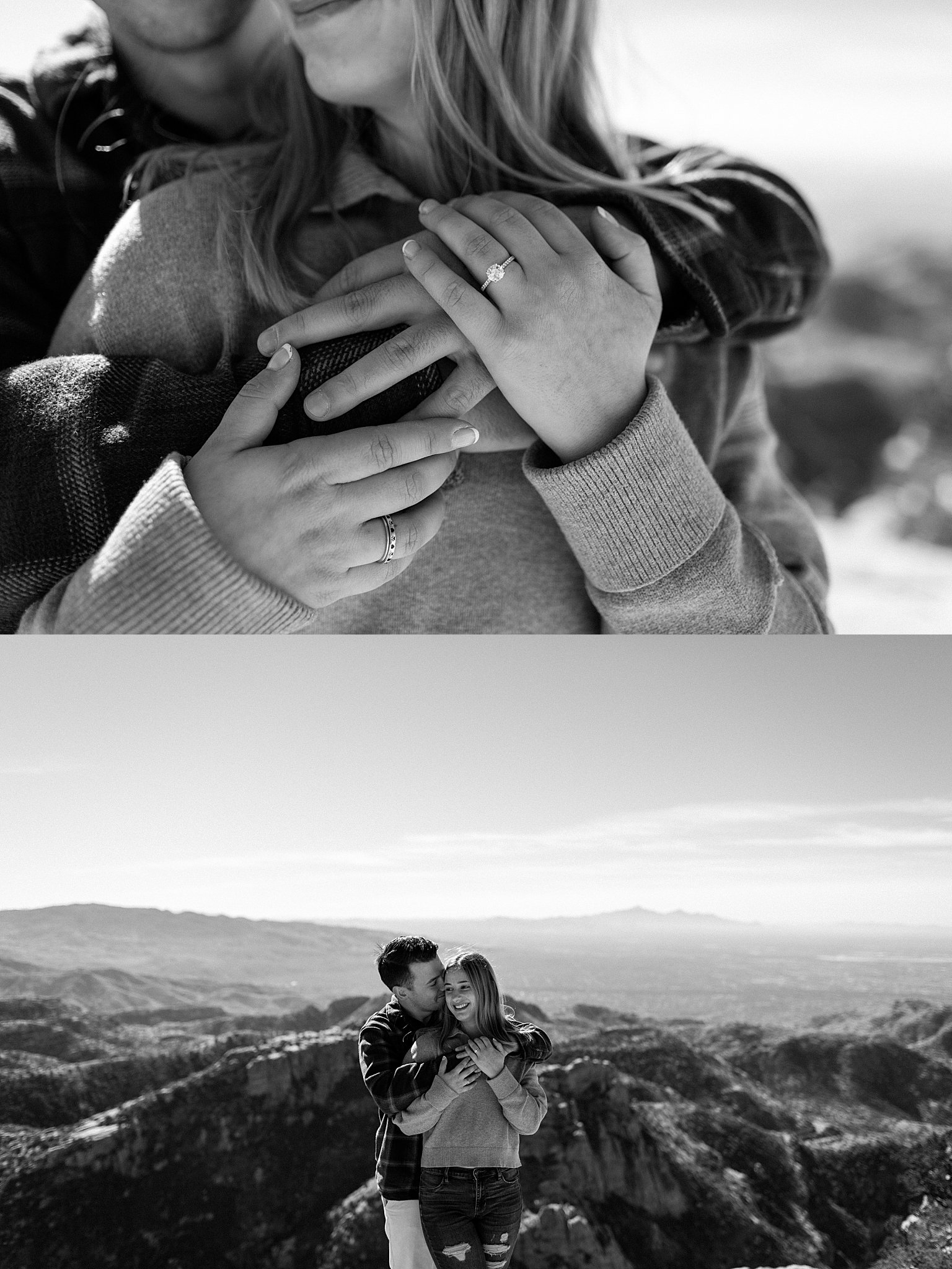  fiance hugs woman from behind by Lucy B Photography 