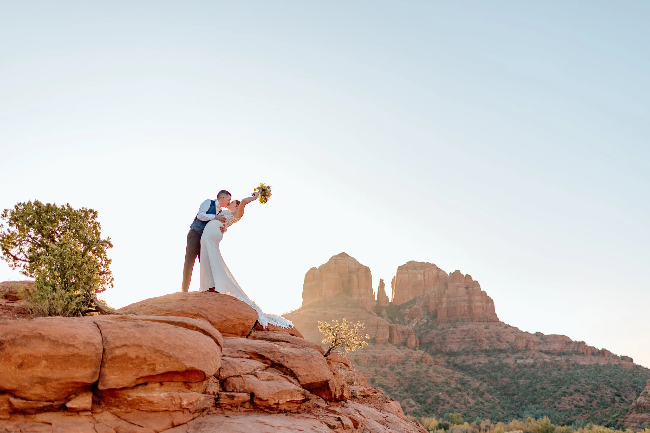 Sunrise Sedona Elopement with Grand Canyon Sunset Vows