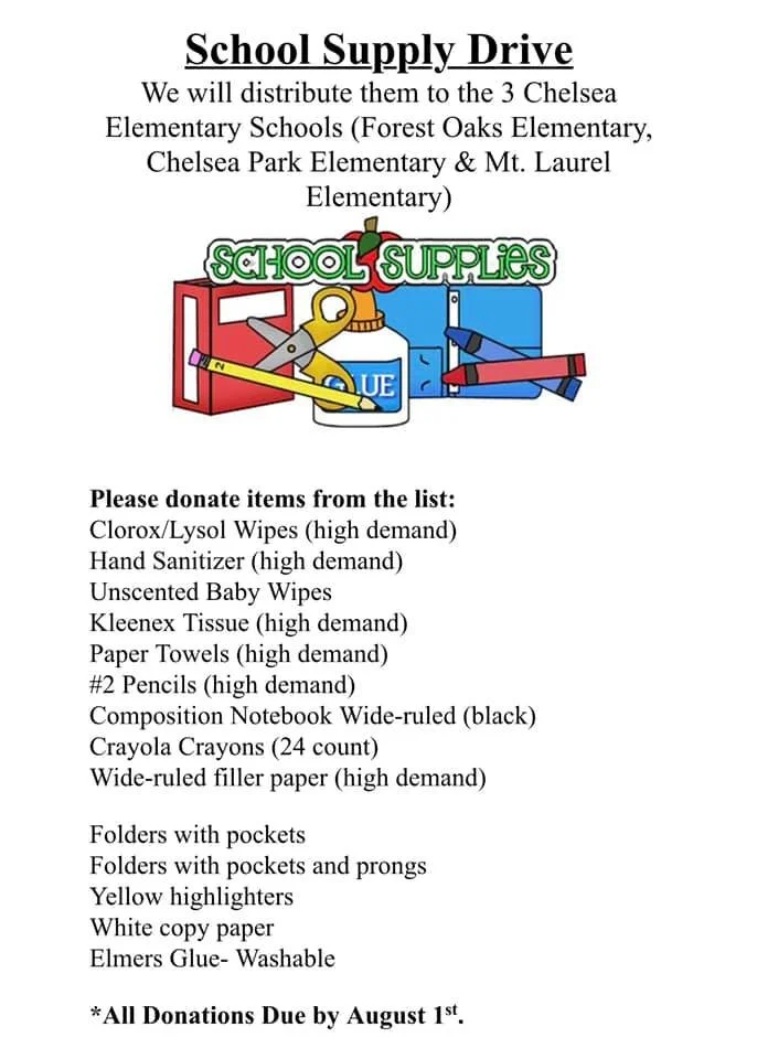 School Supply Drive