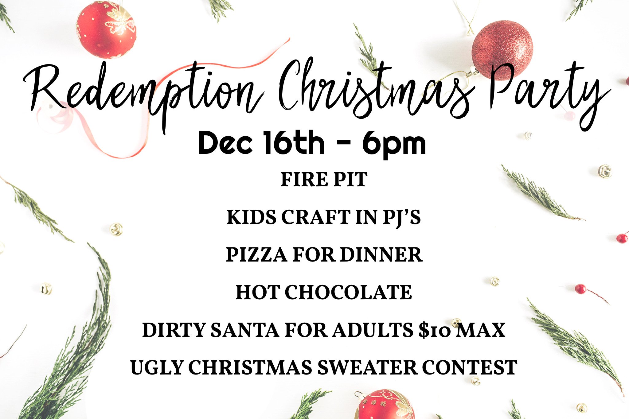 Redemption Christmas Party
