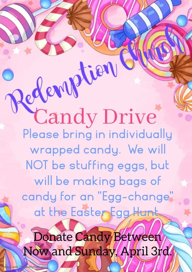 Easter candy drive
