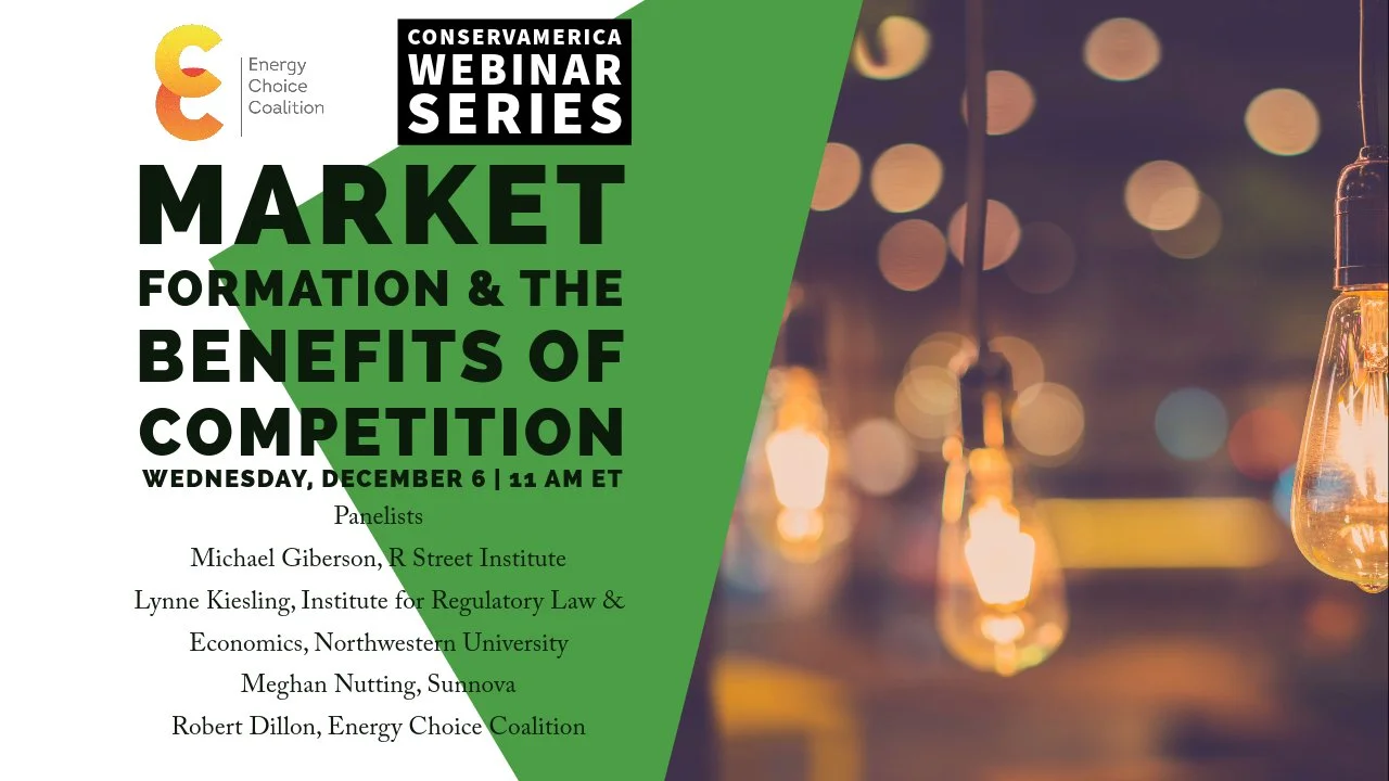 Upcoming Webinar: Market Formation and the Benefits of Competition