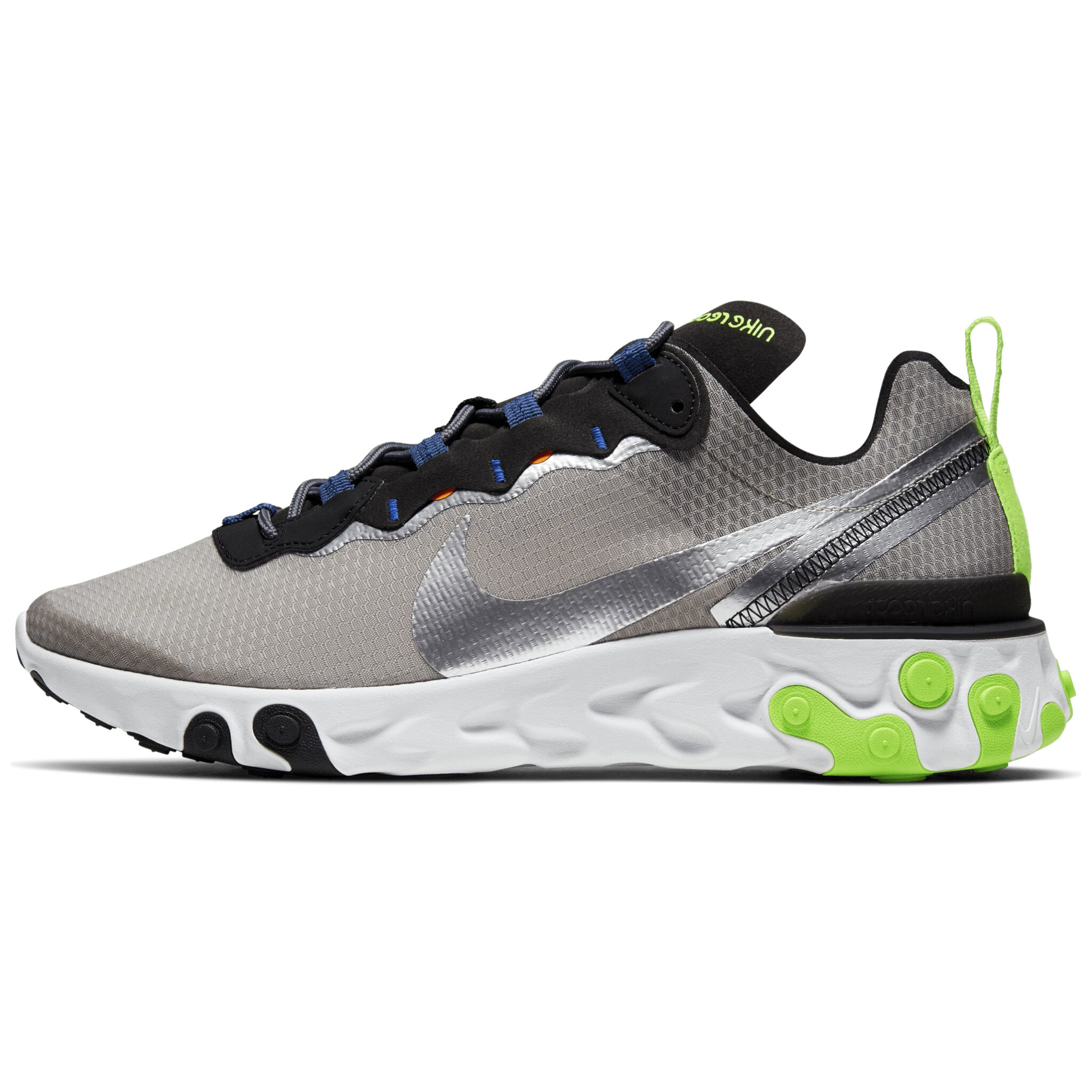 nike react element 55 grey and green