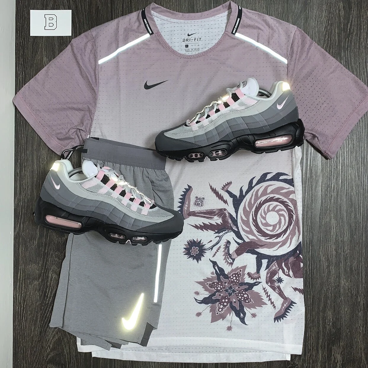 pink nike 110s