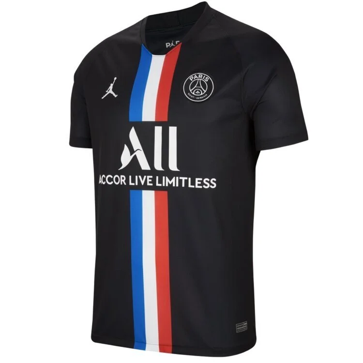 psg x jordan half zip