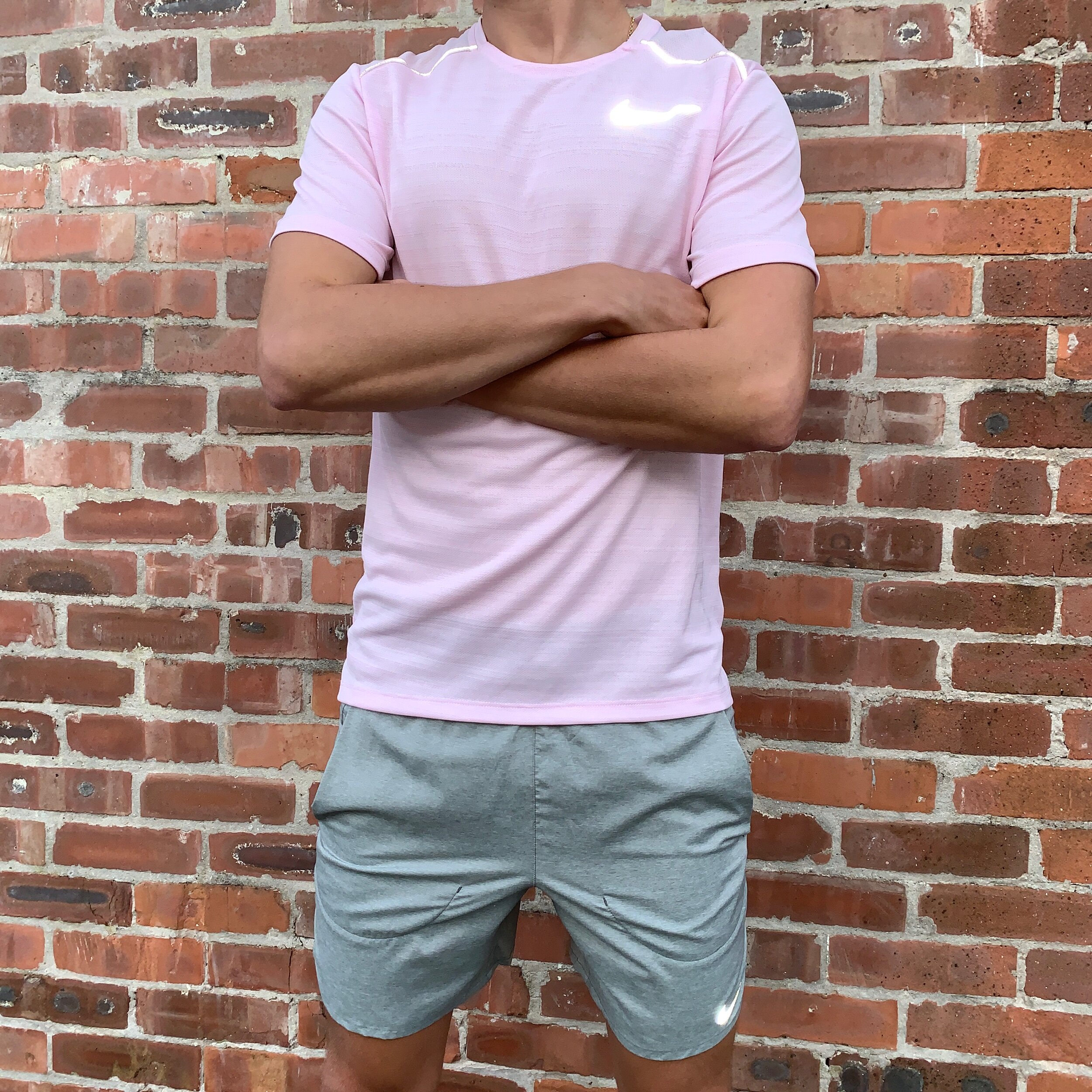 pink foam shirt
