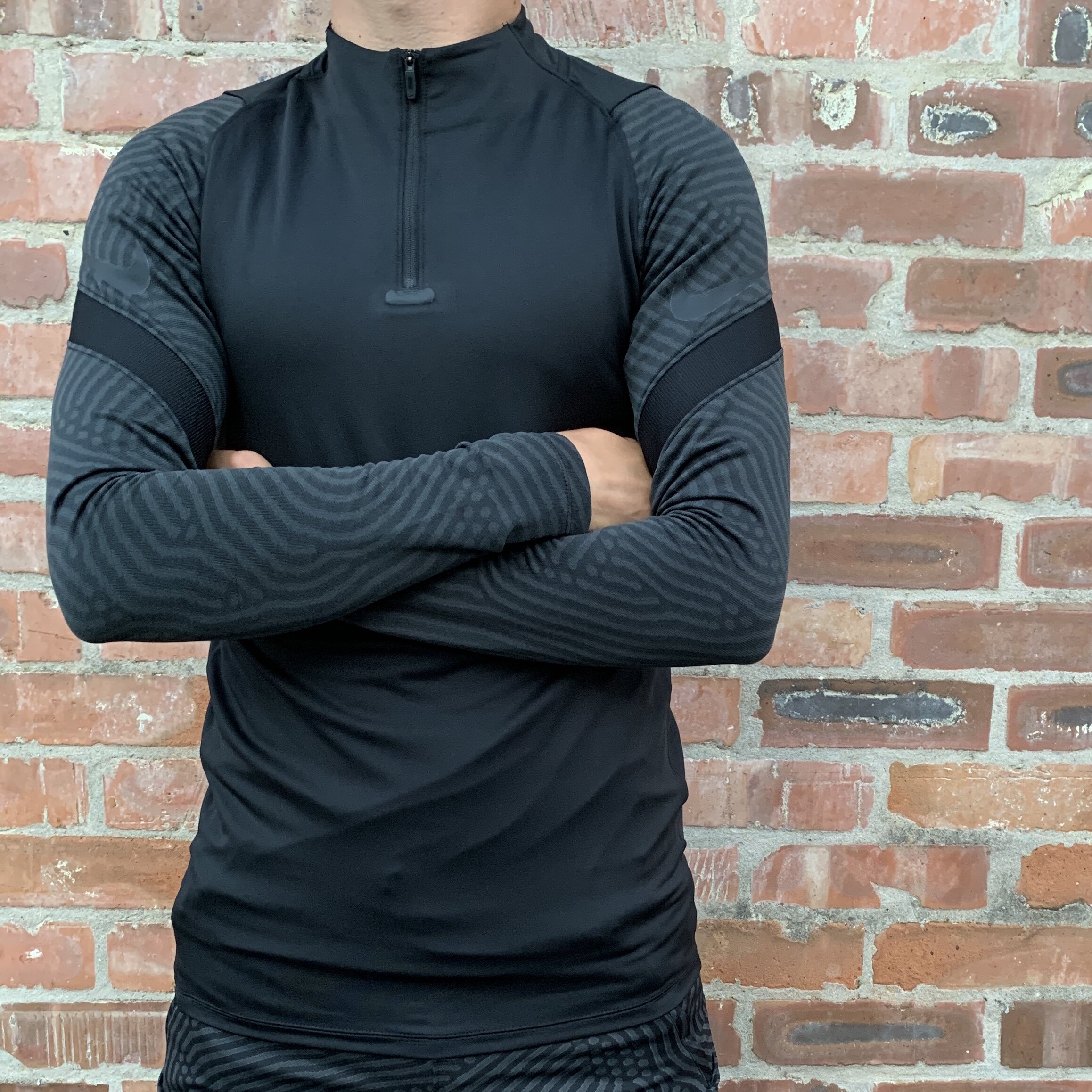 Nike Strike Drill Half Zip Top Black 