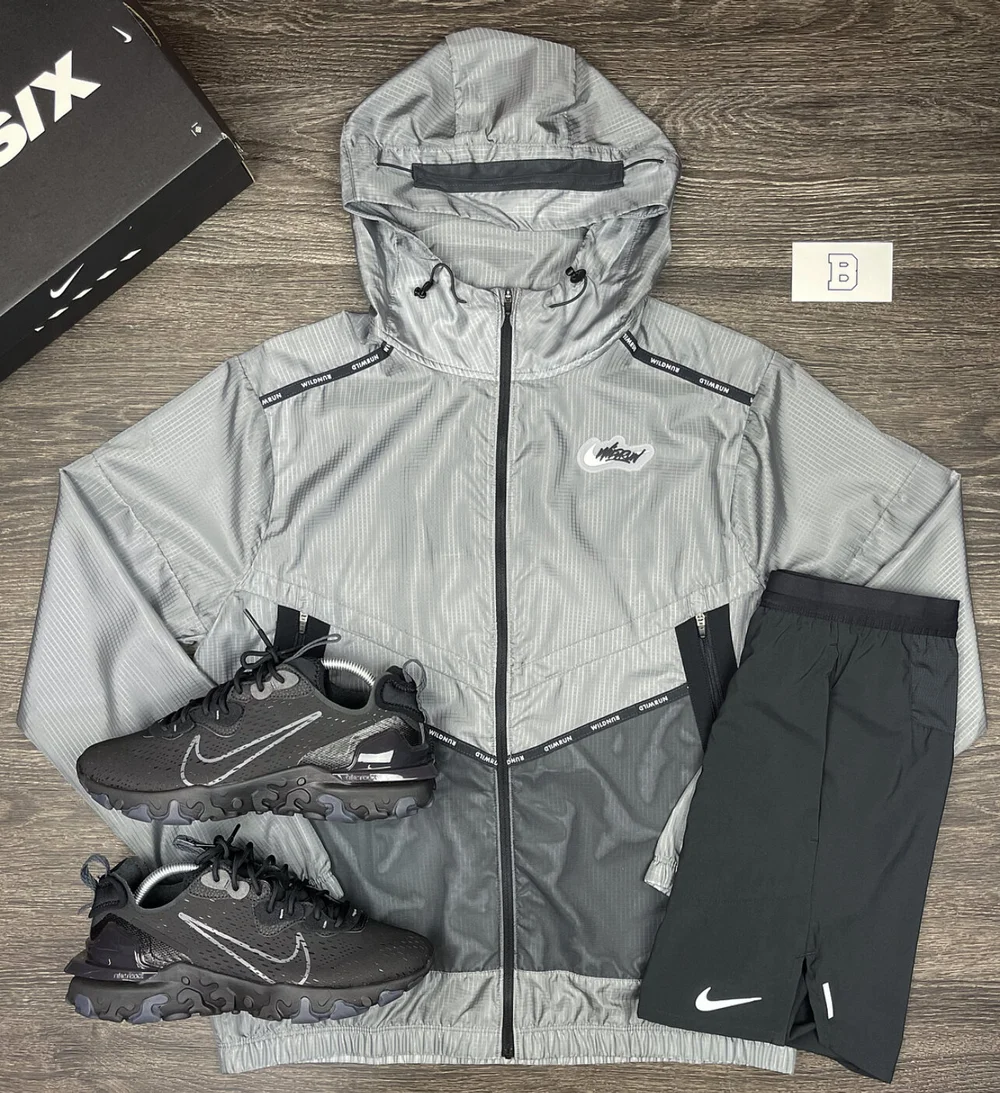 nike wild run windrunner black