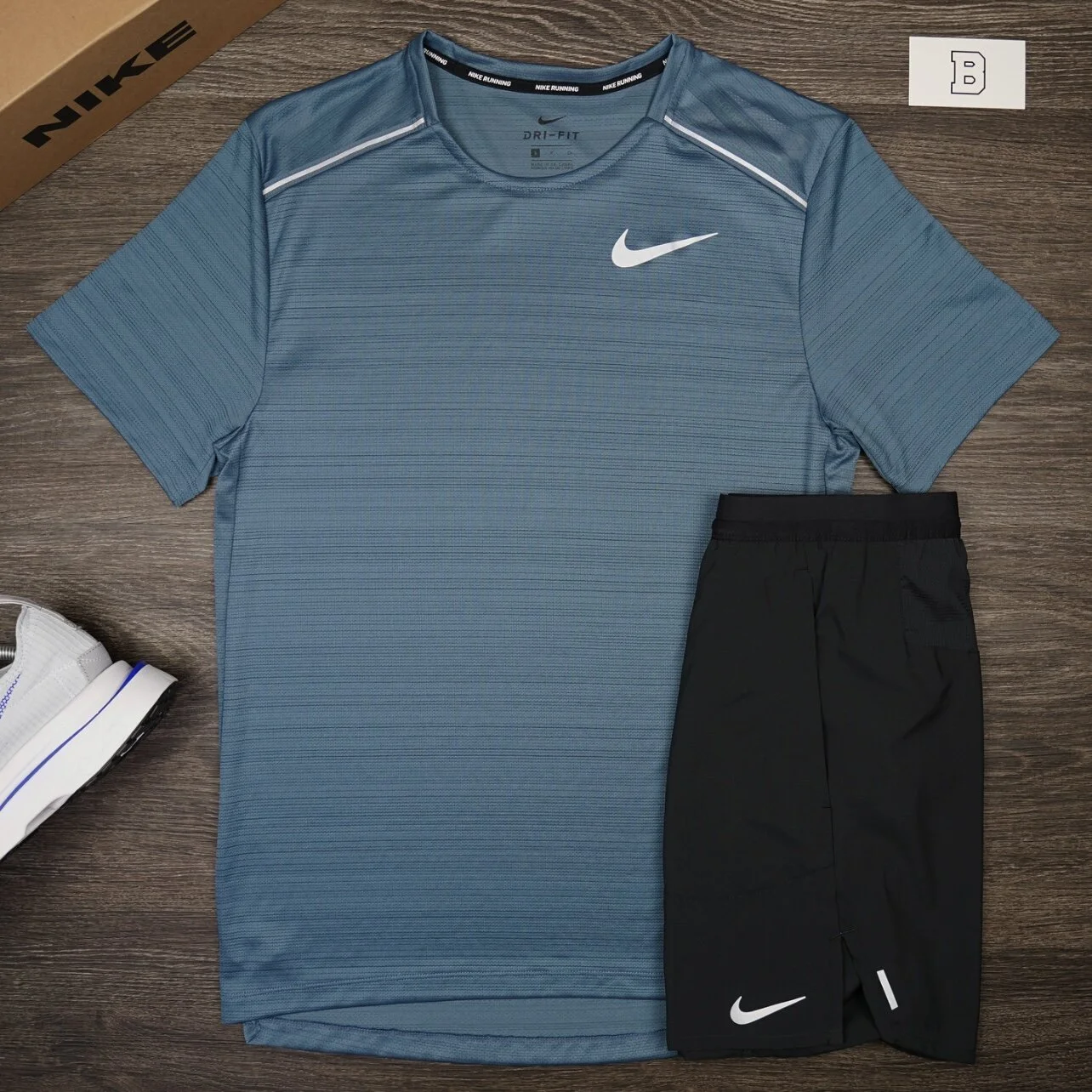 nike miler aqua blue