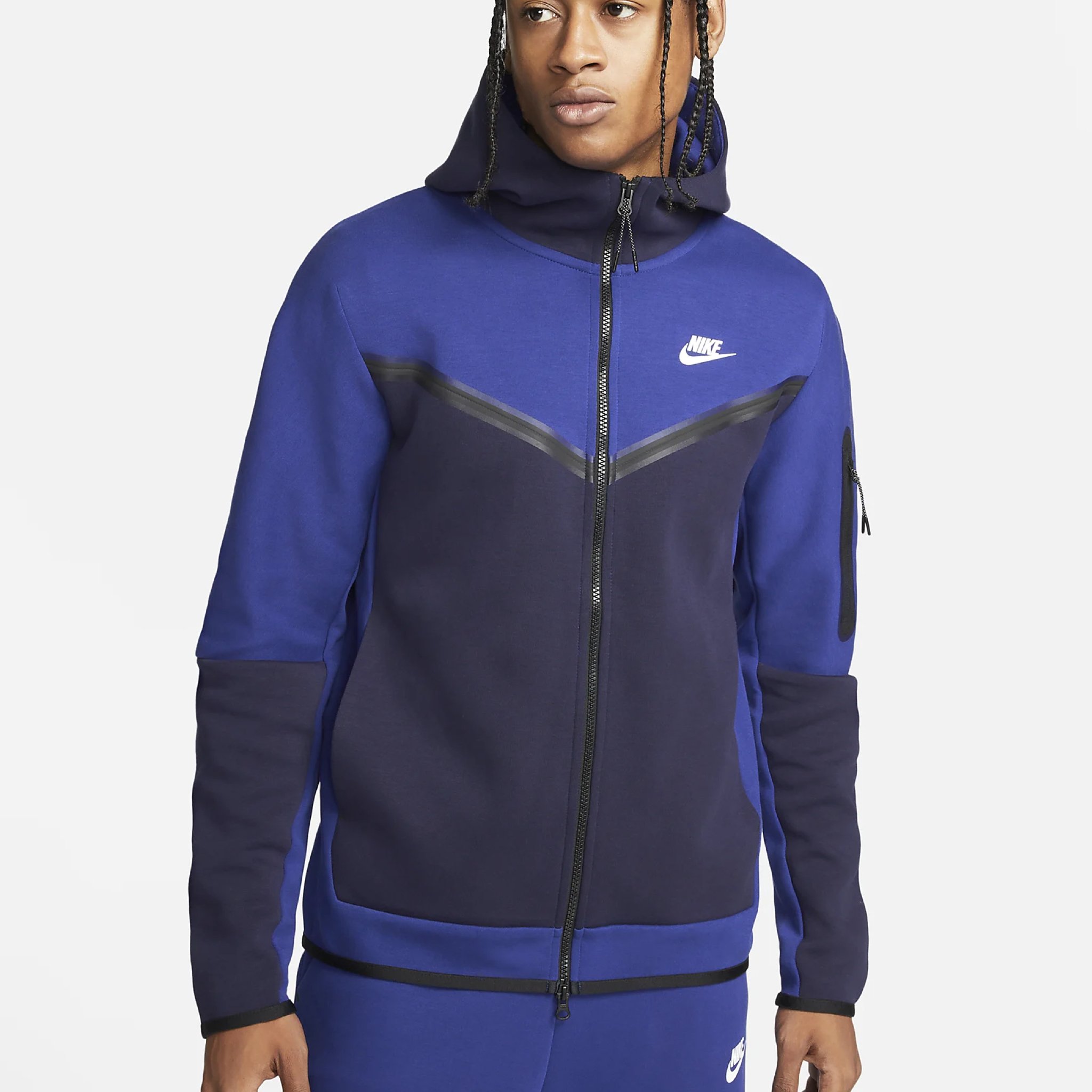 Nike Tech Fleece Hoodie Midnight Navy/Black | ubicaciondepersonas.cdmx ...