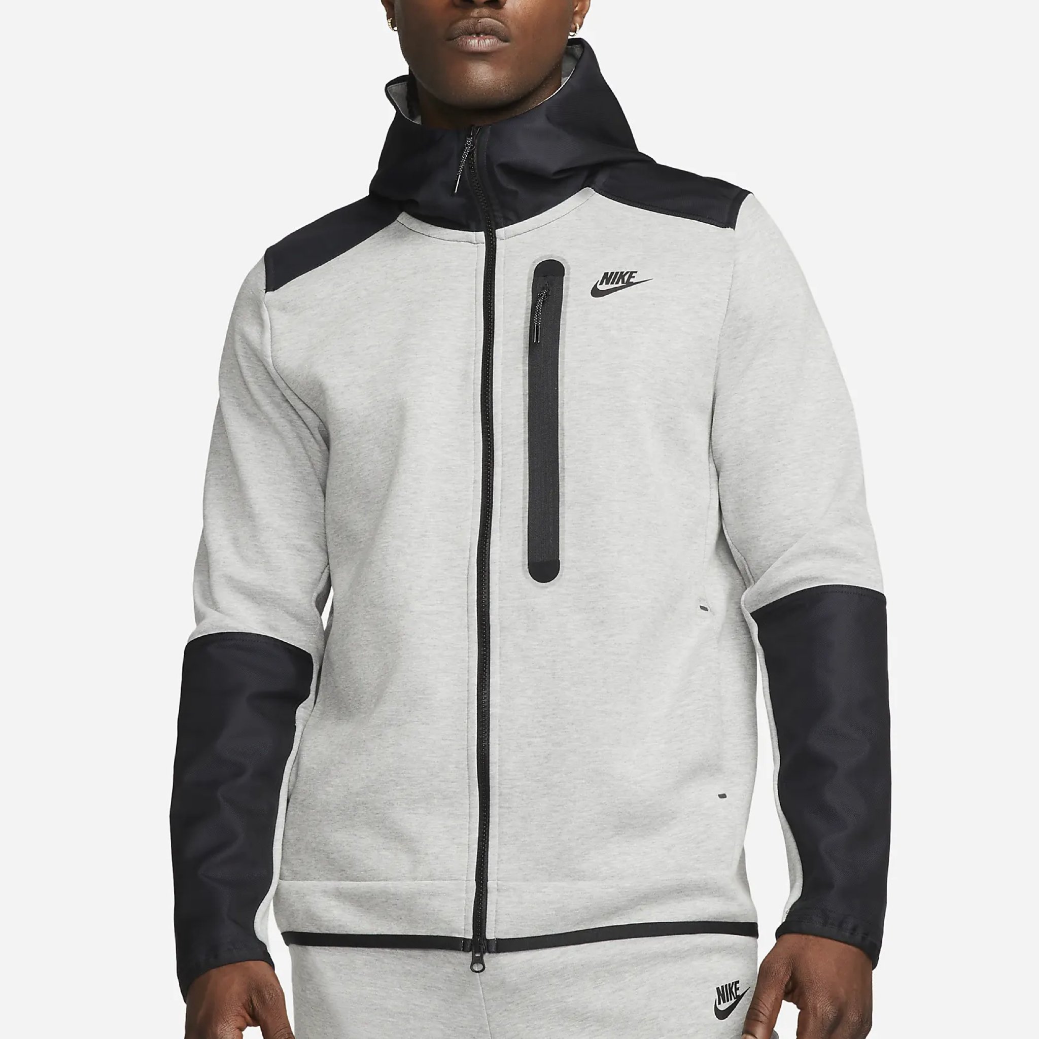 Mens Grey Nike Tech Fleece Tracksuit | vlr.eng.br