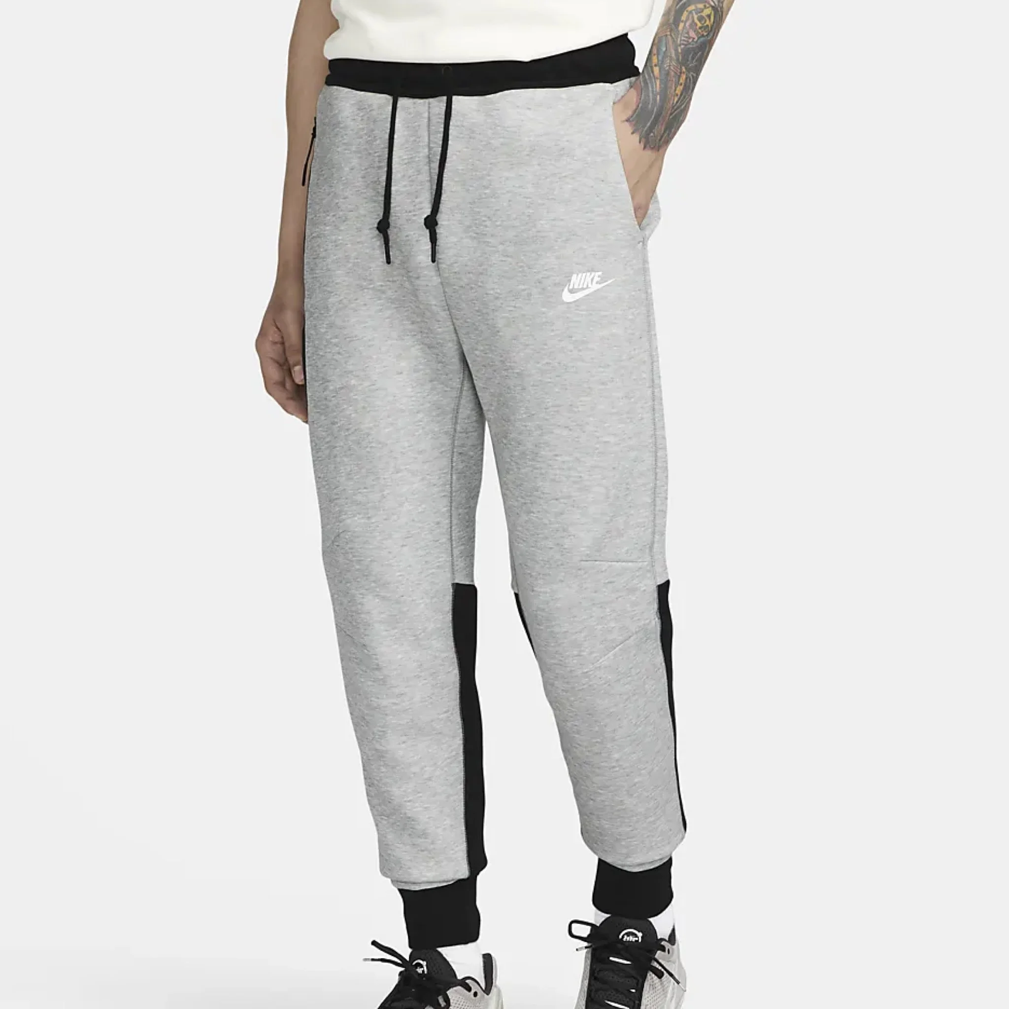 Tech fleece bottoms grey and black Clearance
