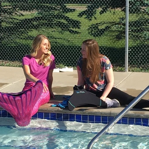 Mermaid Swimming Class Featured on Fox 9 News