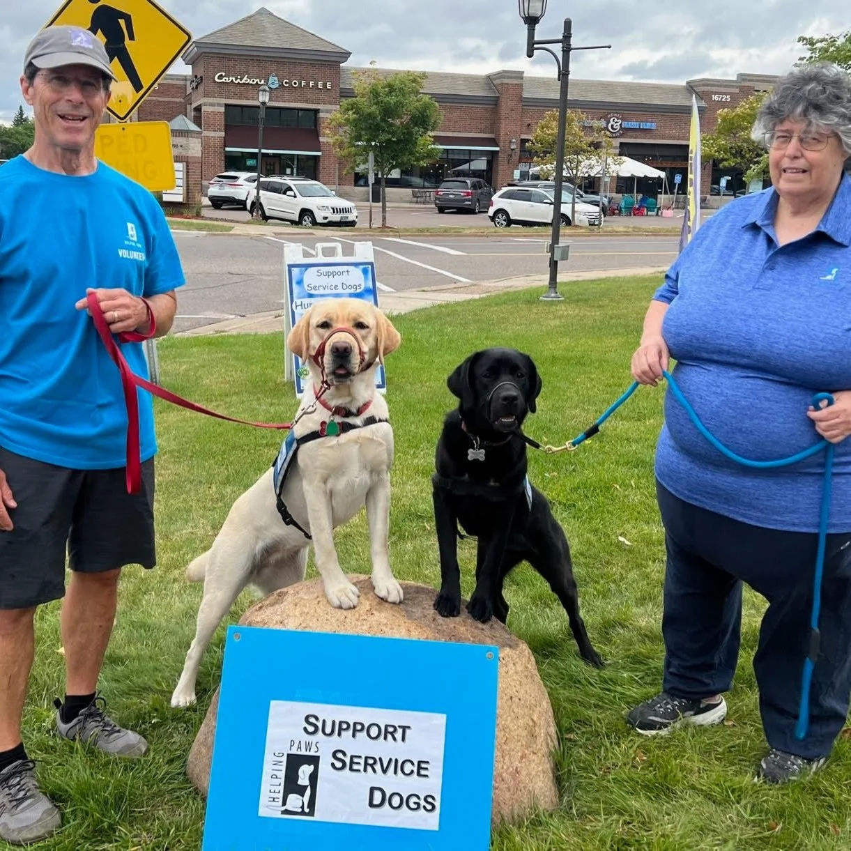 Helping Paws for a Cause: Pups Help at the Pumps