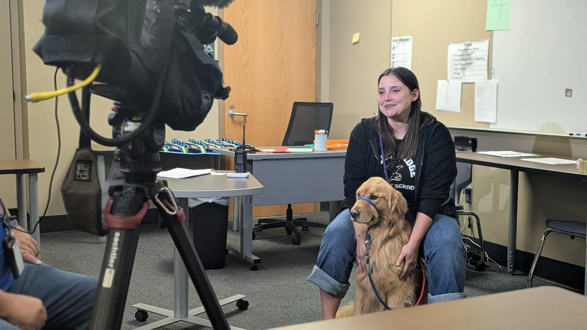 How Herbie the Helping Paws Mascot is Helping Students Calm Back-to-School Fears