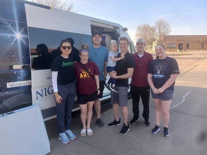 It was such a beautiful night to be out in the community Monday night and a big thank you to this group for sharing God's love through the Nightwatch ministry.  They prepared and served around 80 meals to our neighbors near Hayward elementary school.
