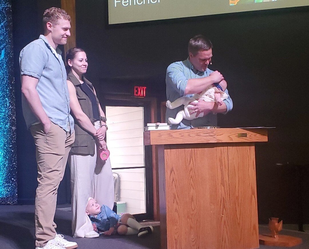 ❤️ Today, we celebrated the baptism of Magnolia Skye, daughter of Davis and Jami. ❤️
&ldquo;Children are a gift from the Lord; they are a reward from him.&rdquo; - Psalm 127:3