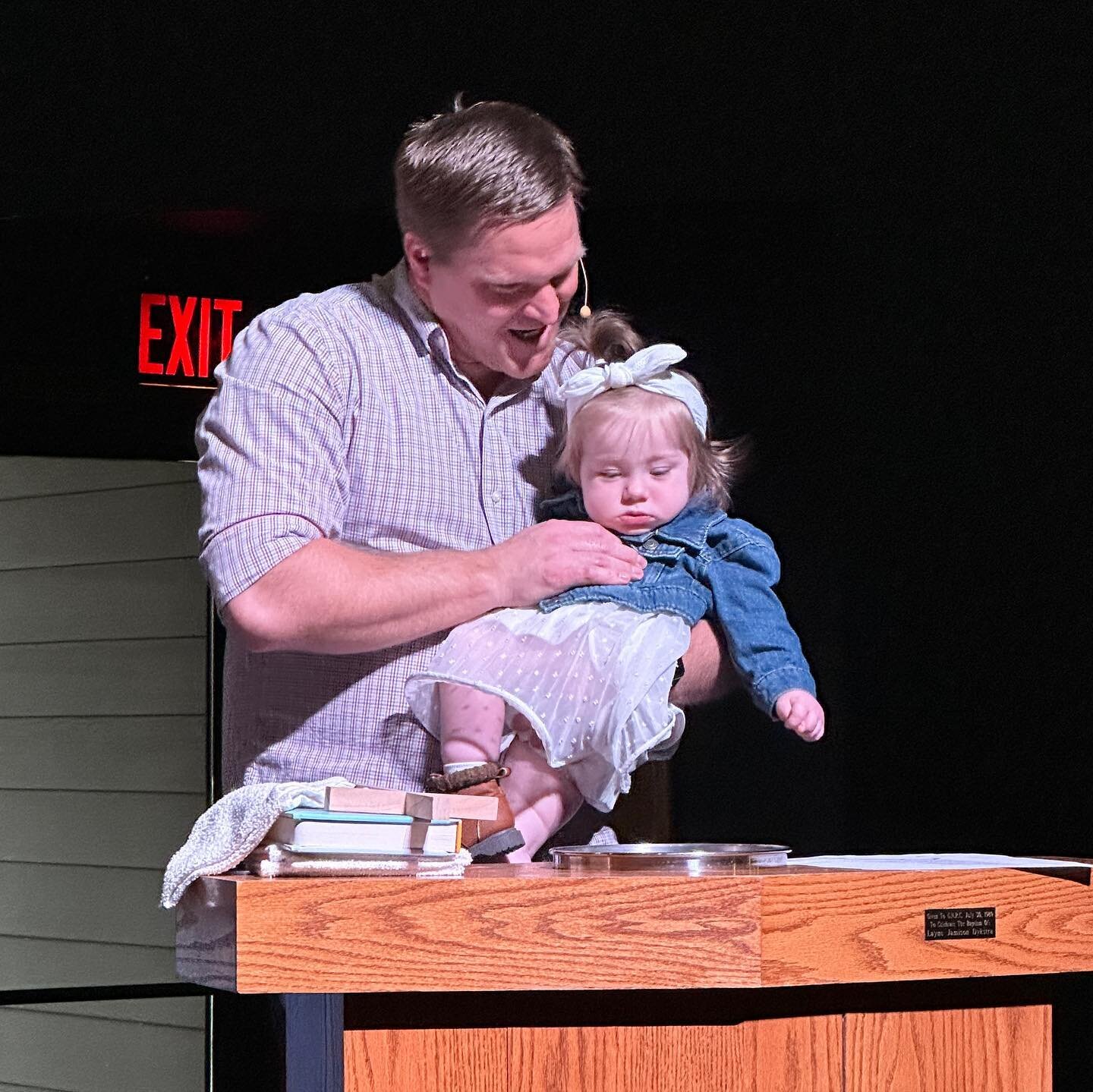 Yesterday we celebrated the baptism of Gracelyn Kay, daughter of Danica and Garret Rang, and Marietta Mae, daughter of Jennifer and Tyler Snoozy. So fitting for Mother's Day!  We also celebrated Gracelyn's mother, Danica, becoming a member of our chu