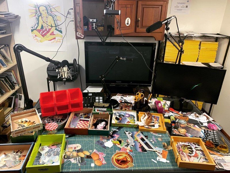 how to organize collage and scrapbook materials.jpeg