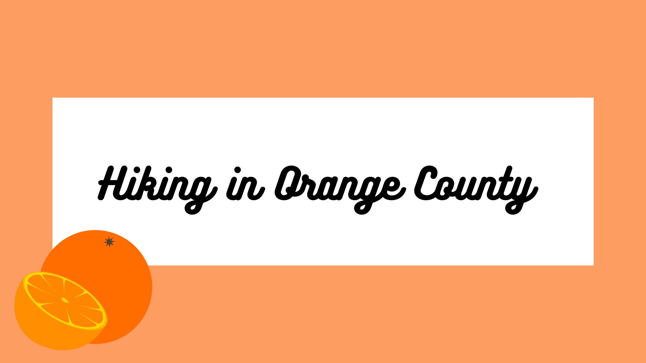My Hike in Orange County
