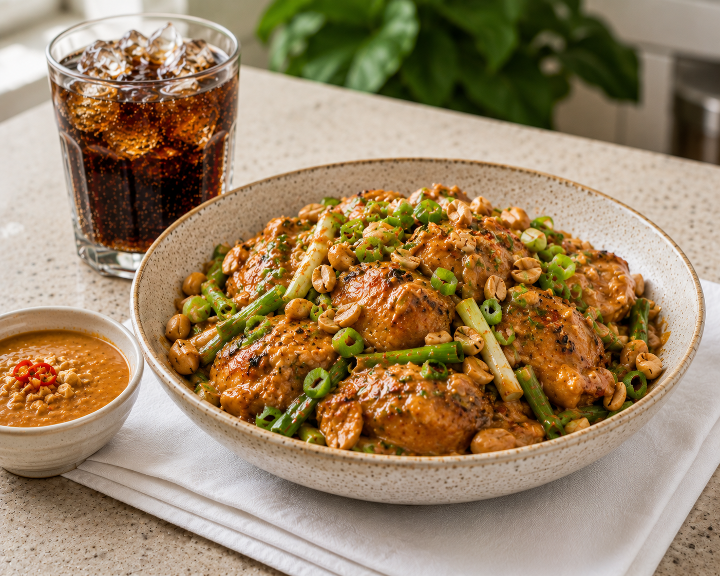 Chicken in Spicy Peanut Sauce