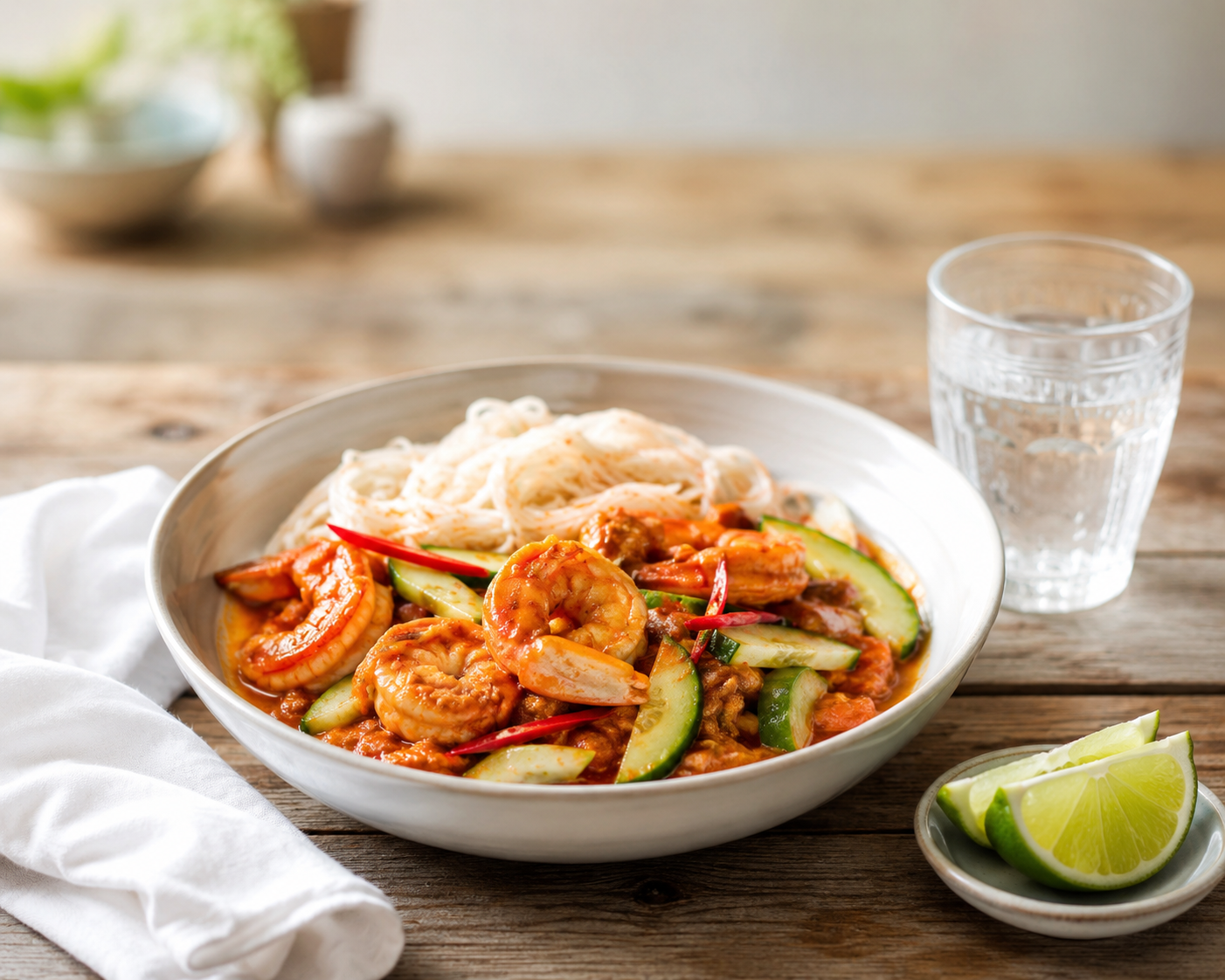 Hot and Sour Prawns