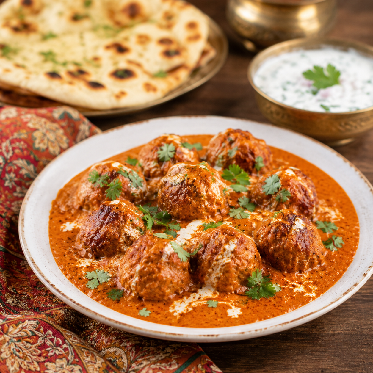 Butter Chicken Meatballs