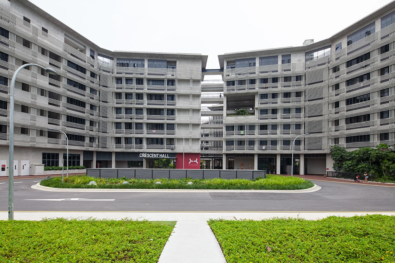 Architecture of Residential Hall at Nanyang Drive for Nanyang Technological University